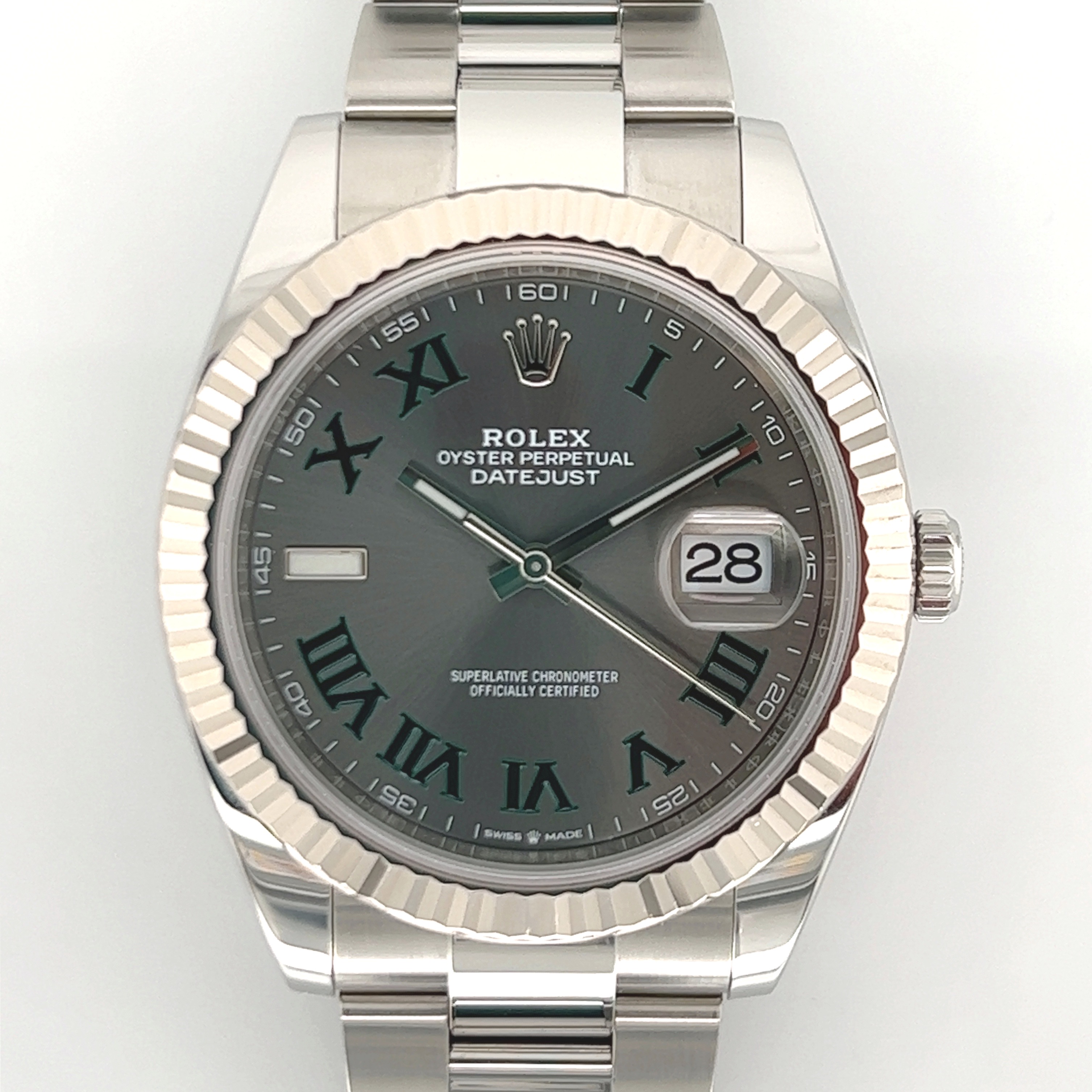 ROLEX DATEJUST 41MM 126334 WIMBLEDON DIAL