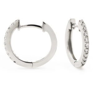 Diamond Crusted Hoop Earrings Selection