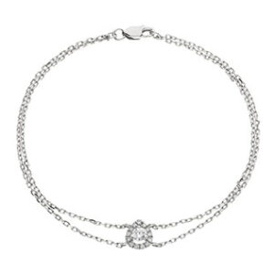 Double Chain Diamond Bracelets