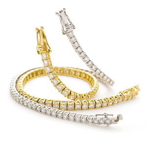 Cross Over Tennis Bracelet