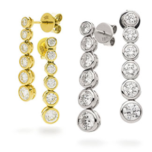 Rubover Set Drop Earrings