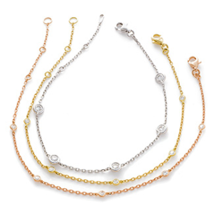 Single Chain Diamond Bracelet