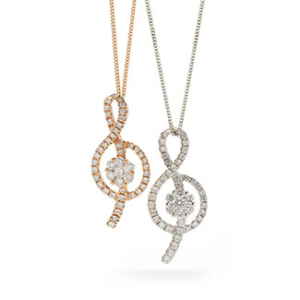 Treble Clef Necklace