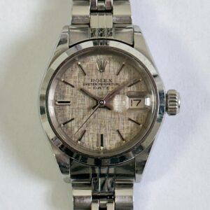 ROLEX DATEJUST 26MM STAINLESS STEEL LINEN DIAL 6917
