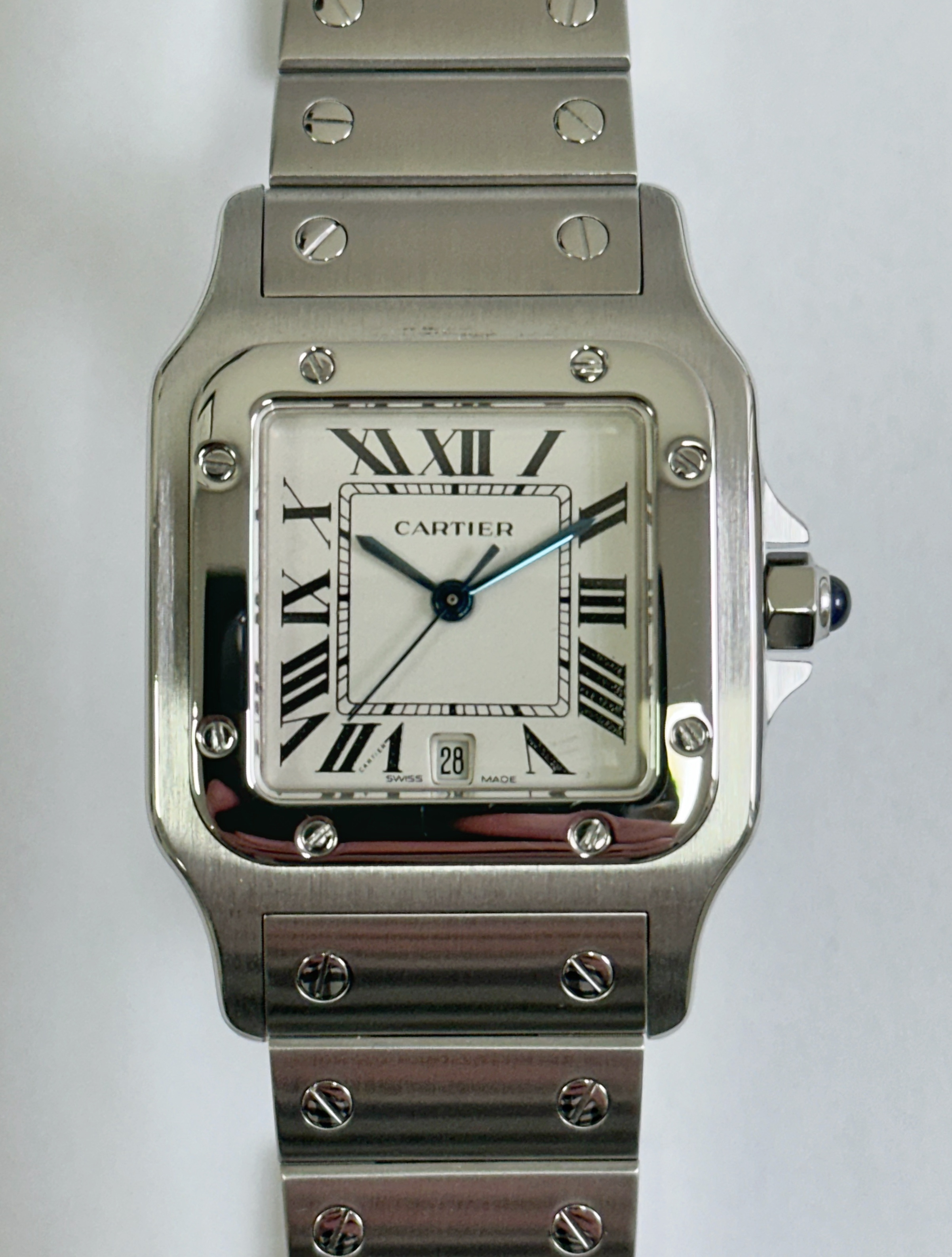 CARTIER SANTOS STAINLESS STEEL 1564 STAINLESS STEEL 29MM