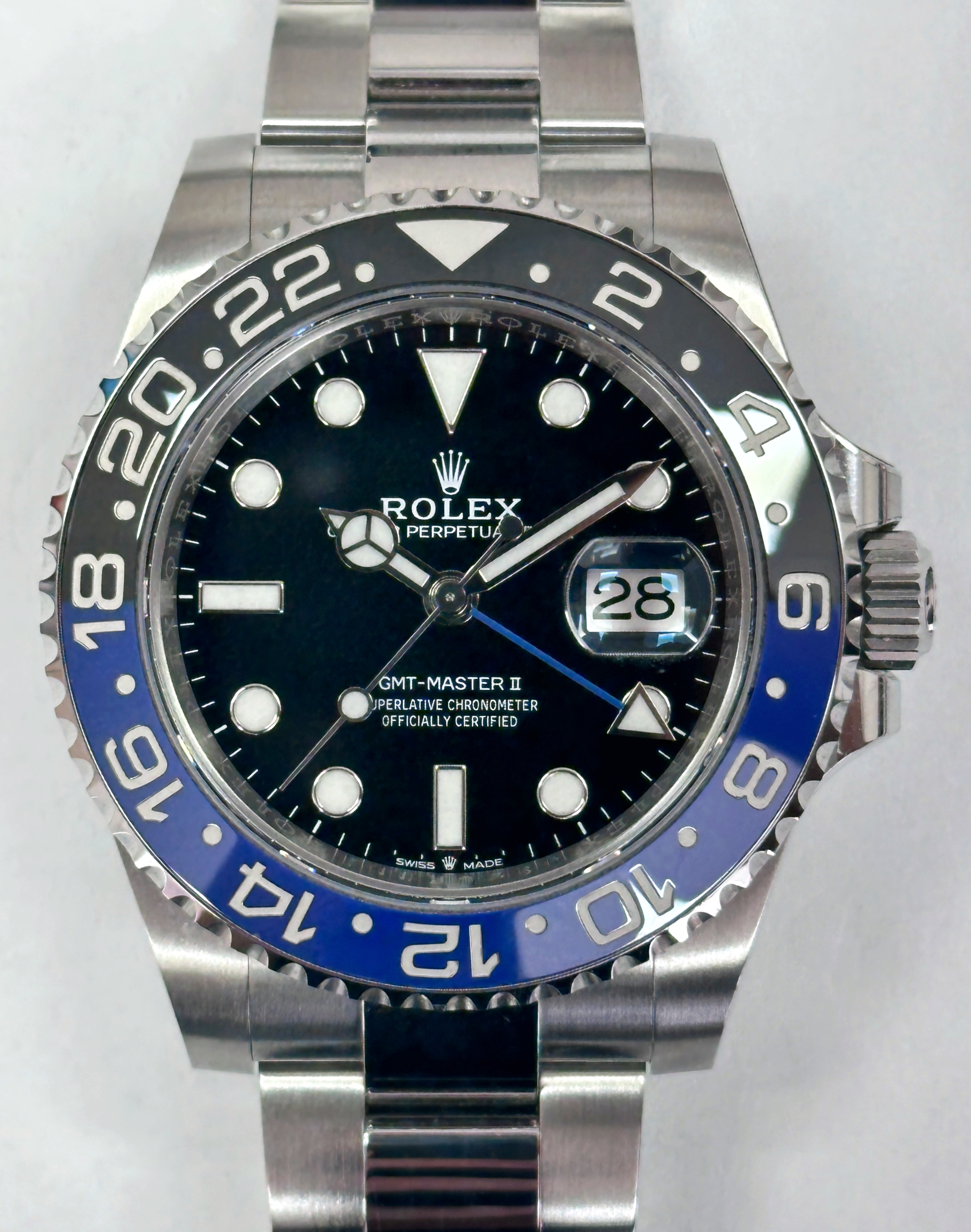 ROLEX GMT-MASTER II 126710BLNR BATMAN 2022