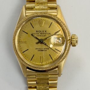 ROLEX DATEJUST 26MM 18K YELLOW GOLD 6527 BARK