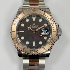 ROLEX YACHTMASTER 40MM STEEL & ROSE GOLD CHARCOAL DIAL 126621